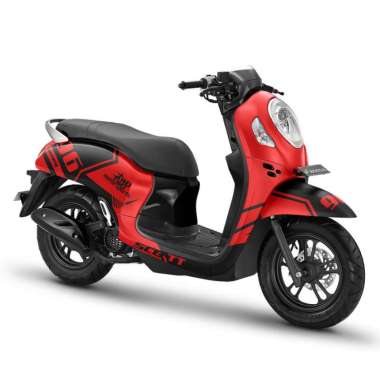 Sticekr Decal Full body Scoopy 2021 2023 2022 Scott Twotwo Motorsport Doff Merah