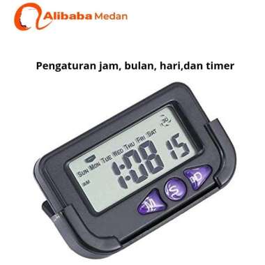 Alibaba Medan Jam Mobil Digital Jam Motor Digital Jam Digital Mini Tempel Dashboard Mobil Jam Digita