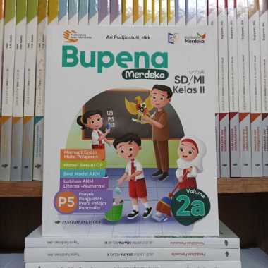 Buku Bupena Merdeka Volume 2A Kelas 2 SD/MI Kurikulum Merdeka Erlangga