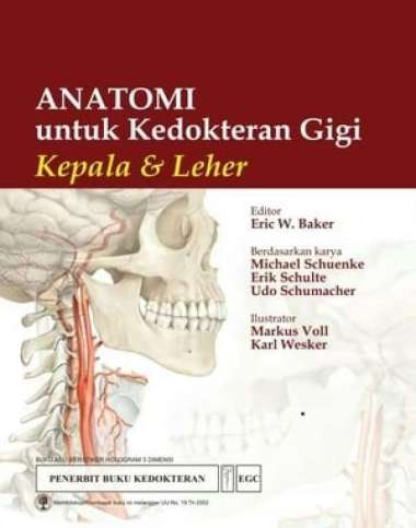 [Original] Anatomi Untuk Kedokteran Gigi ; Kepala & Leher - Baker