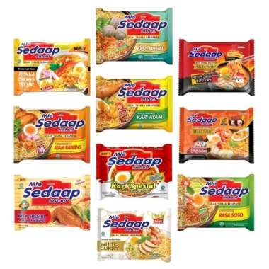 10 BUNGKUS MIE SEDAAP KUAH 10 BUNGKUS Mi Sedaap Kuah Mie Sedap Mi Sedap KARI SPESIAL
