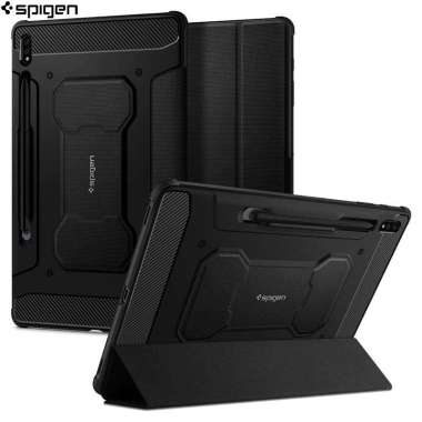 Spigen Rugged Armor Pro Case Samsung Galaxy Tab S7 Plus - S8 Plus 12.4 - Casing Tablet
