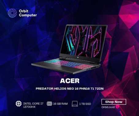 ACER PREDATOR HELIOS NEO 16 PHN16 71 72DN 16" I7-13700HX 16GB 1TB SSD