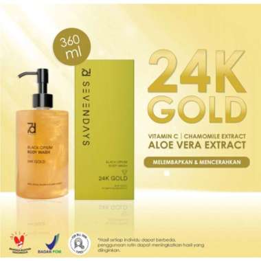 Sevendays Body Wash & Body Serum 7Days SABUN BLACK OPIUM