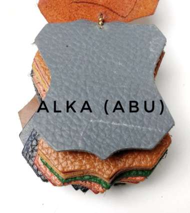 Bossindo tas kulit sapi asli, tas kulit wanita, tas papirut, tas garut Abu-abu