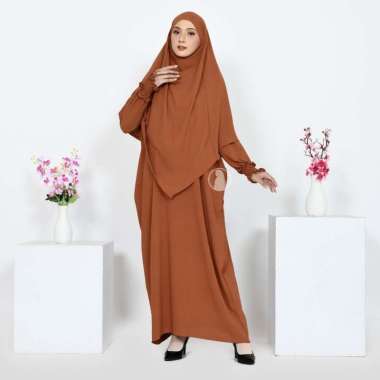 Gamis Syari Abaya Kaftan Yeerim Baju Lebaran 2023 Free Khimar French Cadar Satu Set PUTIH