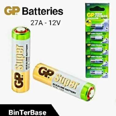 Baterai super gp alkaline GP27 27A GP27A 27 A 12Volt Exp Lamakali