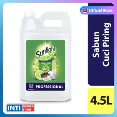 SUNLIGHT - Sabun Cuci Piring 4.5 Liter | Refill Galon Pencuci Piring Jeruk Nipis