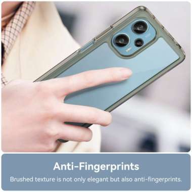 Casing Xiaomi POCO F5 Case POCO F5 Softcase Clear Cover POCO F5 Grey