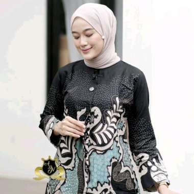 Baju Tunik Batik Wanita| Baju Batik Wanita | Baju Batik Full kancing depan | Baju Atasan Wanita | Ba