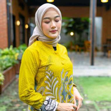Baju Tunik Batik Wanita| Baju Batik Wanita | Baju Batik Full kancing depan | Baju Atasan Wanita | Ba