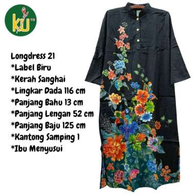 Kencana Ungu Longdress 21 KUB Kencana Ungu Label Biru/Longdress Kencana Ungu kerah sanghai/Longdress