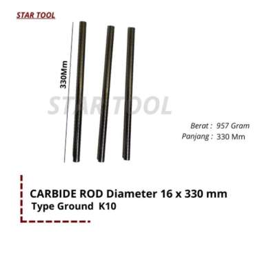 Carbide Rod 16 x 330mm Ground