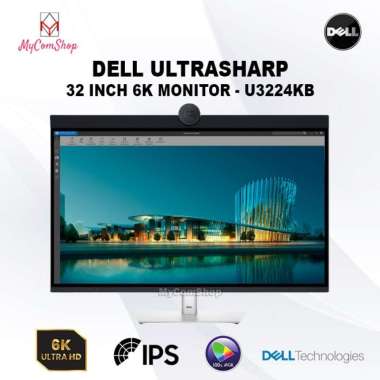 DELL ULTRASHARP U3224KB 32" 6K MONITOR IPS BLACK CAM 4K UHD AI AUTO