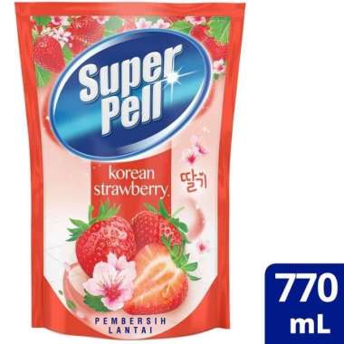 SUPER PELL KOREAN STRAWBERRY 770 ml Pembersih Lantai