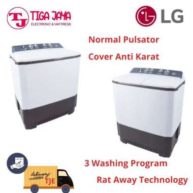 LG P8500R MESIN CUCI 2 TABUNG 8,5 KG LG MESIN CUCI P8500 LG MESIN CUCI 2 TABUNG 8,5 KG