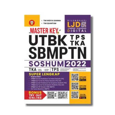 Buku The Master Key Utbk Sbmptn Tps-Tka Soshum 2022