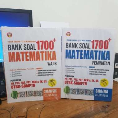 Paket 1700 Plus Bank Soal Matematika Wajib Dan Peminatan Sma/Ma/Smk