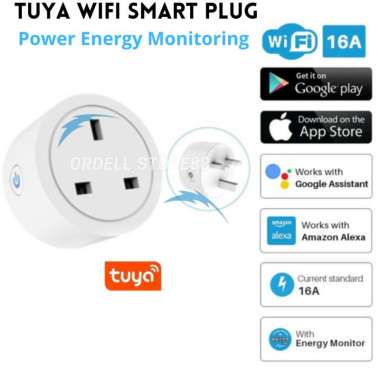 Tuya Smart Home Wifi | Tuya Wifi Smart Plug Type UK Stop Kontak Timer