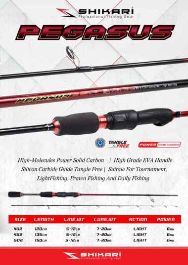 JORAN PANCING SHIKARI PEGASUS CARBON SOLID 120CM 135CM 150CM 120CM