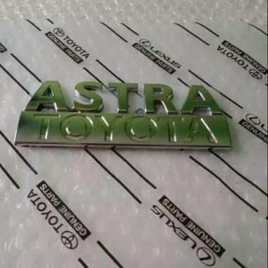 Emblem Tulisan Astra Toyota Begasi Belakng Avanza Agya Dan Calya