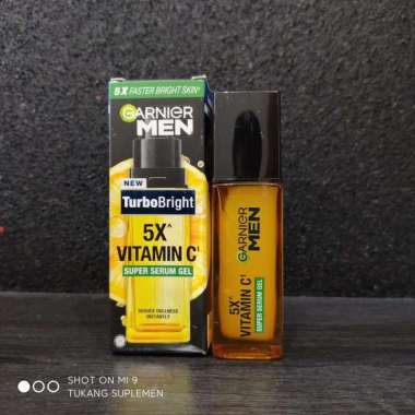 Zona Ganteng Cowok Garnier Men Turbo Bright 5X Super Serum Gel 30ml