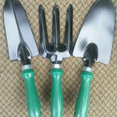 sekop set berkebun isi 3, kenmaster, asli original Multicolor