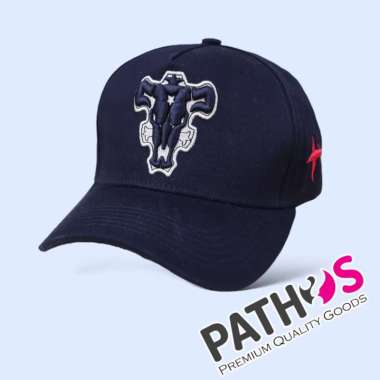 Pathos No More Lies Topi Snapback Black Bulls Banteng Hitam Asta