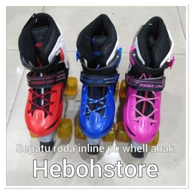 Sepatu roda anak anak Type PU WHEELL RODA KARET 4 RODA