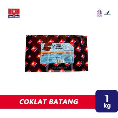 Dark Coklat Batang DIAMOND / Dark Chocolate Compound (1 Kg)