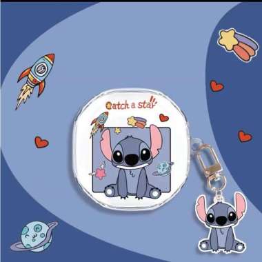 Baseus Wm02 Case wm02 plus case Tpu Transparan Anti Jatuh / Benturan Motif Kartun Untuk Earphone wm0