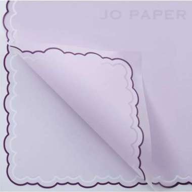 Wrapping Paper List Cloud/ Flower Wrapping/ Kertas Buket List Awan Lavender