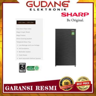 LEMARI ES 1 PINTU SHARP SJ 162 HS KULKAS SHARP SJ-162HS
