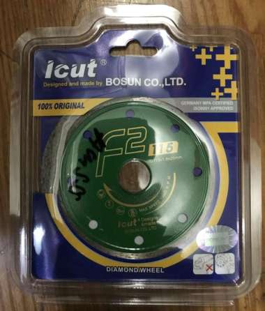 Diamond Wheel Mata Gerinda Potong Granit / Keramik BOSUN iCut F2