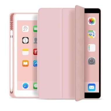 Ipad pro 11 2020 2021 Flip Cover Smart Case Leather Auto Lock Slot Pen pink