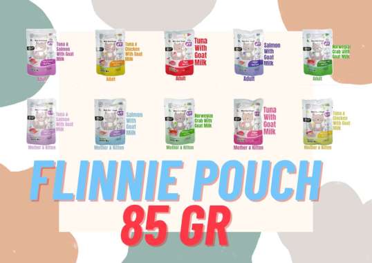 Wet Cat Food FLINNIE Pouch 85 gr For ADULT CAT, MOTHER & KITTEN KITTEN NORWEGIAN CRAB