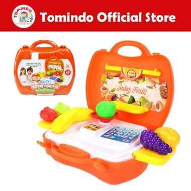 tomindo mainan anak supermarket maenan anak laki perempuan kasir baru Multicolor