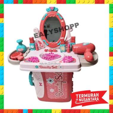 game mainan dandan dandanan make up salon lengkap cewek 2 3 4 5 tahun Multicolor