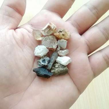 Bahan Batu Akik / Rough Boulder / Black Opal & Kalimaya Banten Mix 02