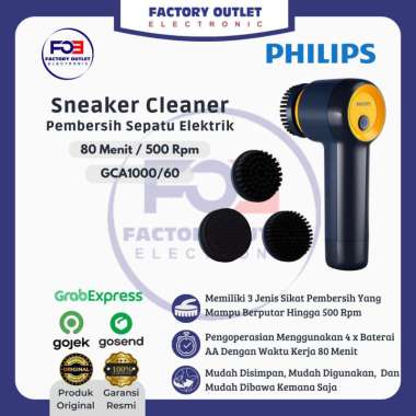 PHILIPS GCA1000/60 Sneaker Cleaner Alat Sikat Pembersih Sepatu Elektrik Nirkabel Wireless
