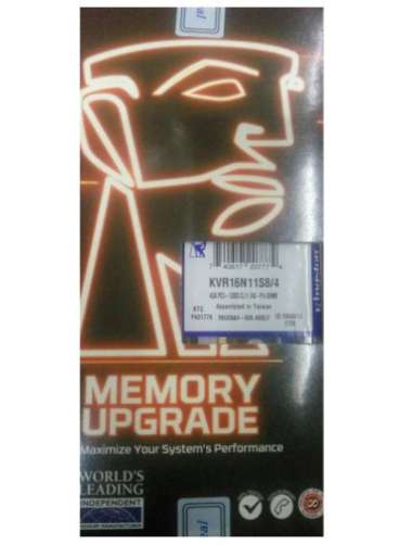 Memory Kingstone KVR16N11S8/4 4GB DDR3 UDIMM 1600MHz