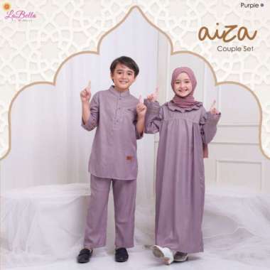 AZ 04 Baju Muslim Anak Gamis Koko Labella Aiza Varian Based Information Semua Ukuran Multicolor