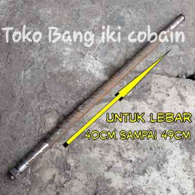 As Roda Gerobak Pasir Besi As Roda UntukLebar Gerobak 40cm sampai 49cm