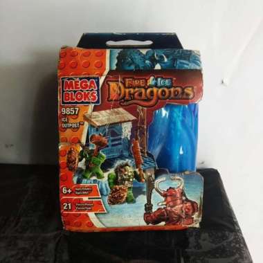 mainan anak mega bloks dragons ice fire Multicolor