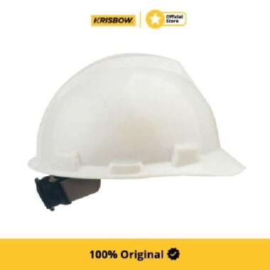 Krisbow Brim Helm Keselamatan Kerja Hdpe - Putih Srh10W