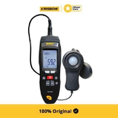 krisbow alat ukur light meter datalogger 400.000 lux pro