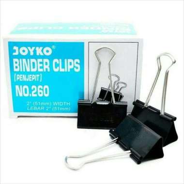 Binder Klip Besar / Binder Clip / Klip Hitam / Klip Kecil Besar / Penjepit Kertas 260 / 200 / 155 / 