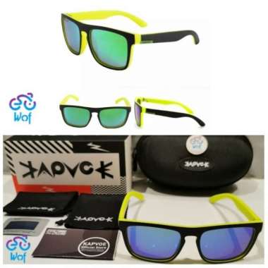 KAPVOE BROOKLYN 1 LENSA KACAMATA SEPEDA BIKE SUNGLASSES GLASSES SPORT 5.BkFluorescent