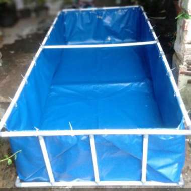terpal kolam ikan bahan semi karet terpolin korea Multicolor