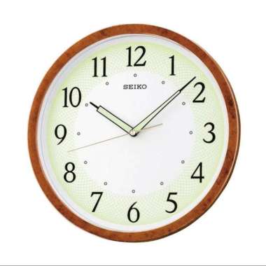 Jam Dinding Seiko Japan QXA472 QXA472B Brown Original